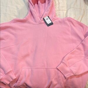 Abercrombie & Fitch Pink Hoodie Sweater